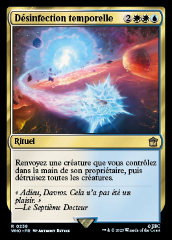 image Désinfection temporelle