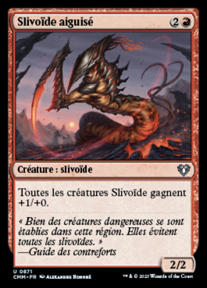 image Slivoïde aiguisé