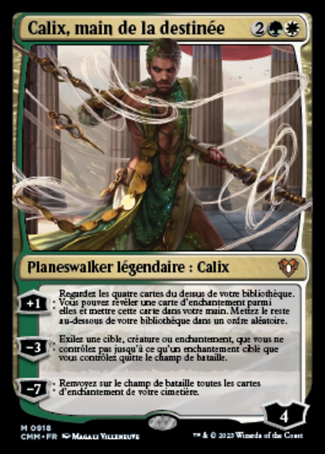 image Calix, main de la destinée