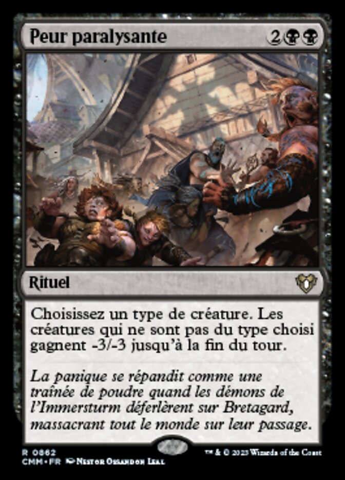 image Peur paralysante