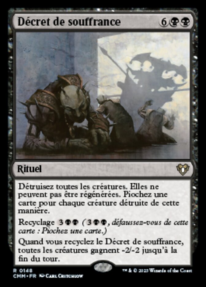 image Décret de souffrance