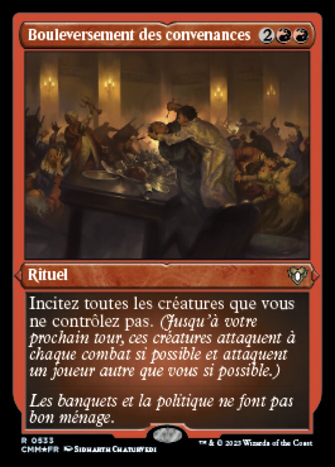 image Bouleversement des convenances