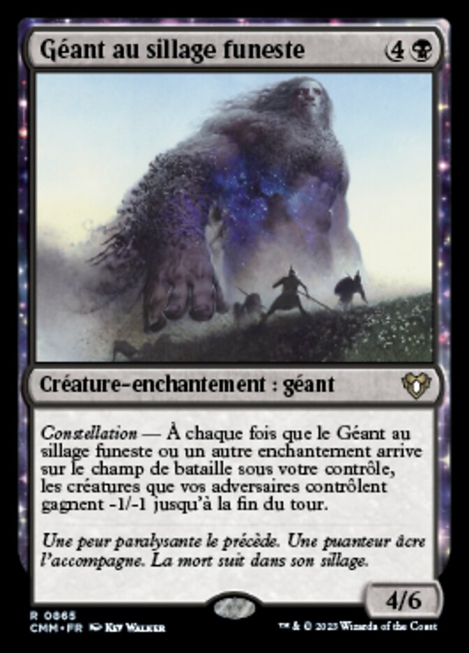 image Géant au sillage funeste