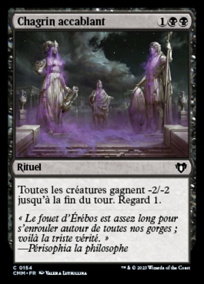 image Chagrin accablant