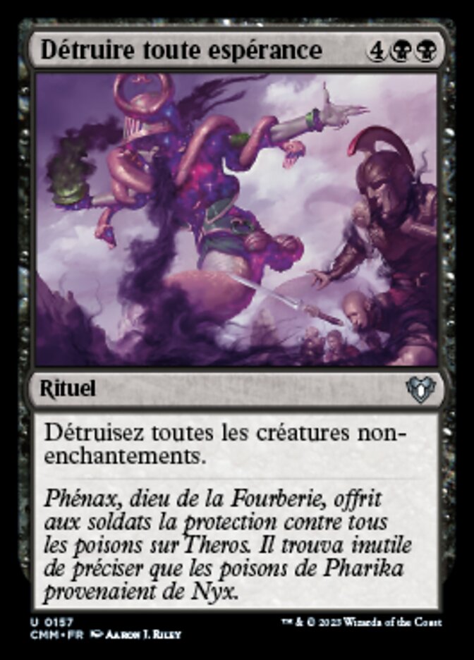 image Détruire toute espérance