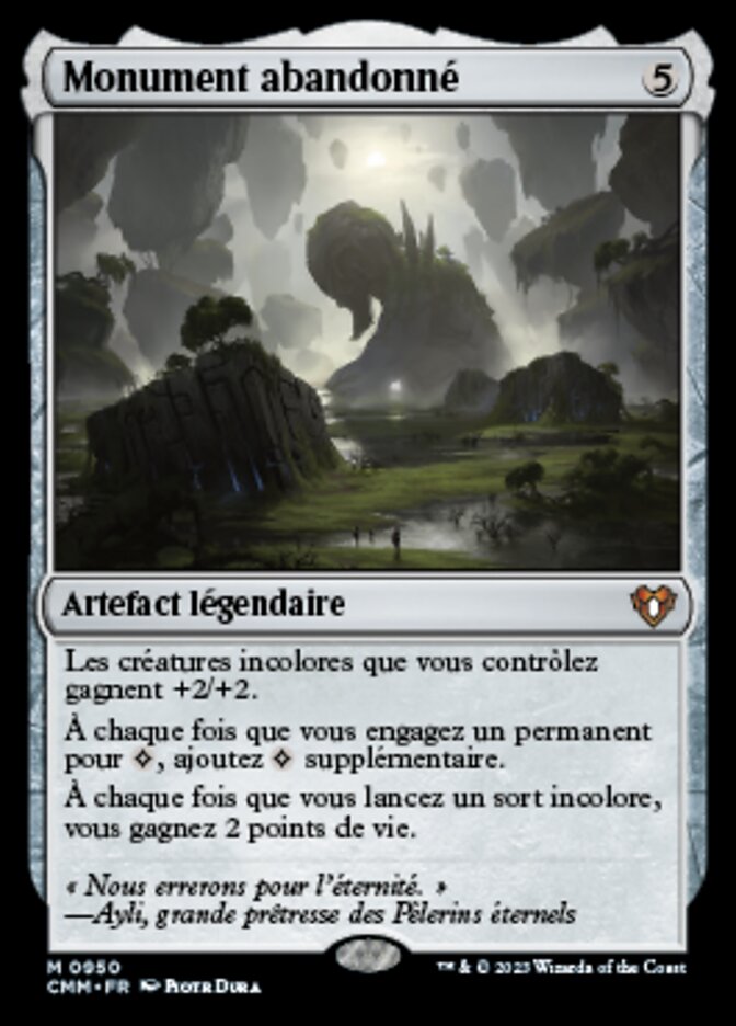 image Monument abandonné