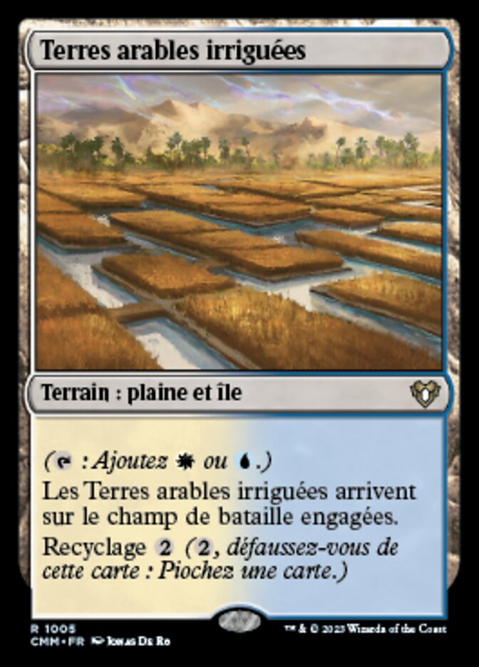 image Terres arables irriguées