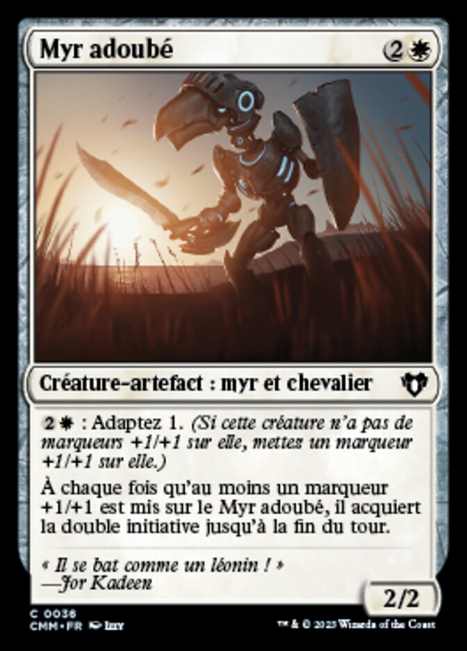 image Myr adoubé
