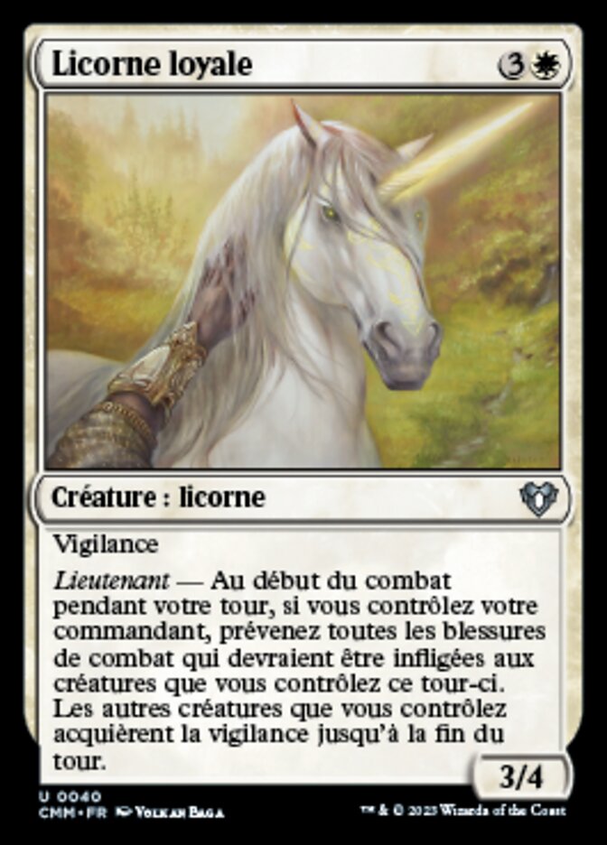 image Licorne loyale
