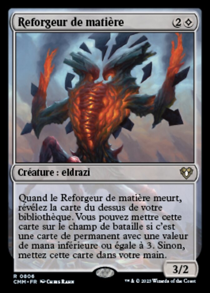 image Reforgeur de matière