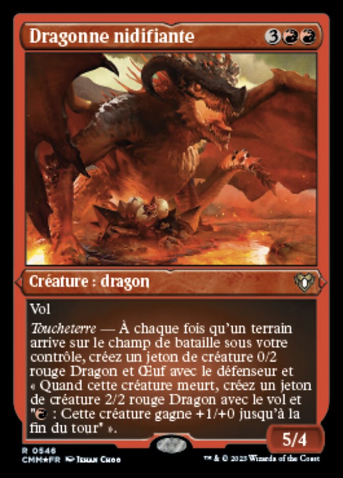 image Dragonne nidifiante