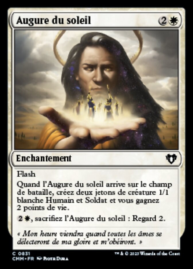 image Augure du soleil