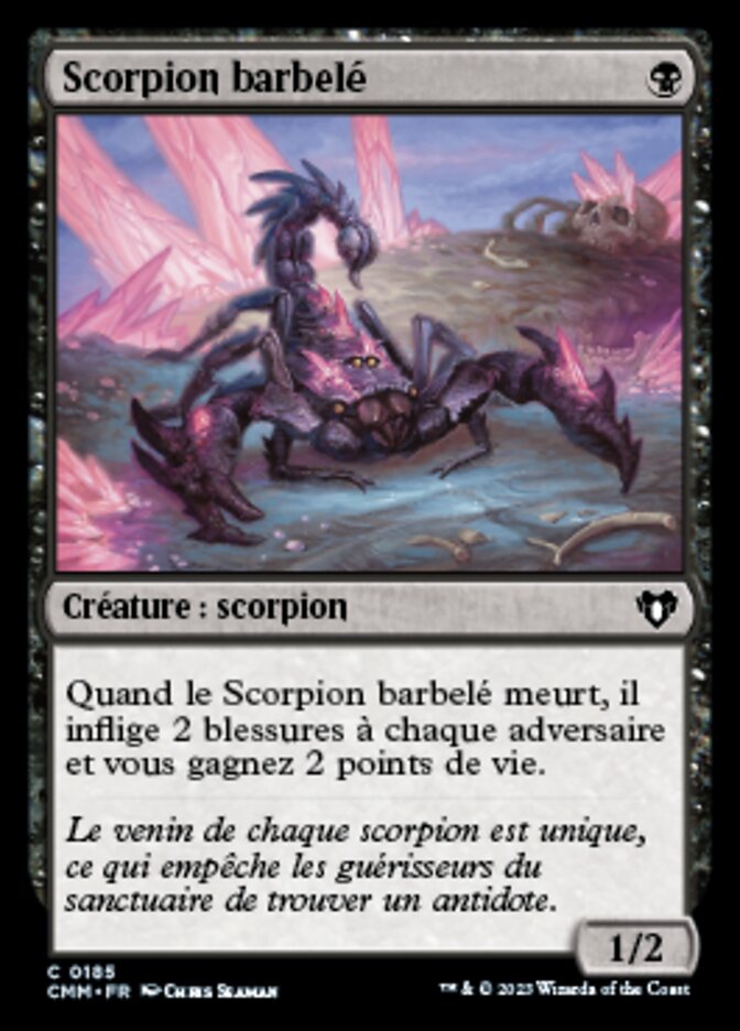image Scorpion barbelé