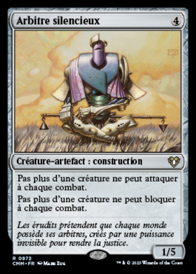 image Arbitre silencieux