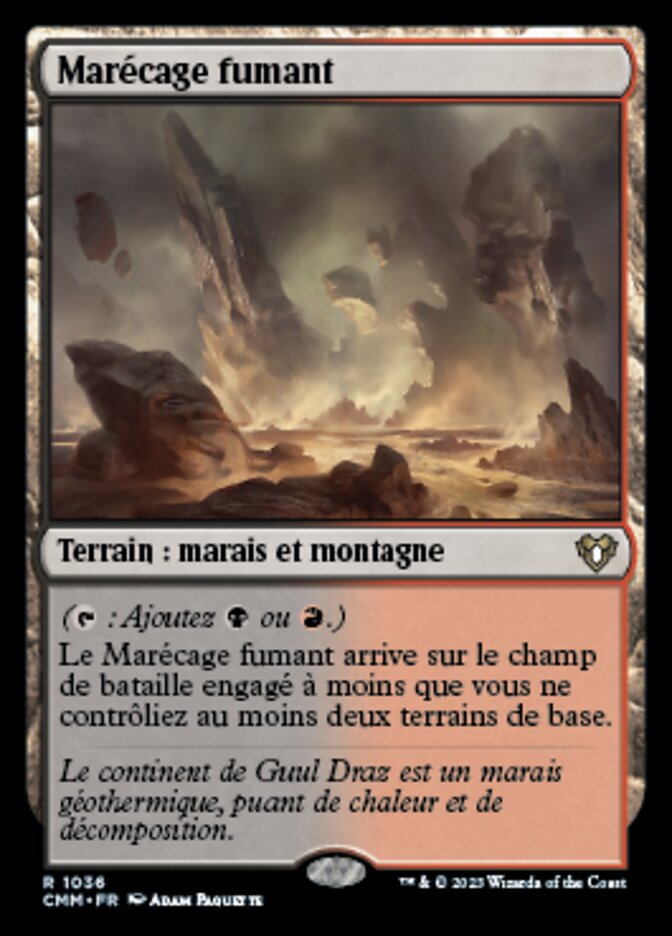 image Marécage fumant