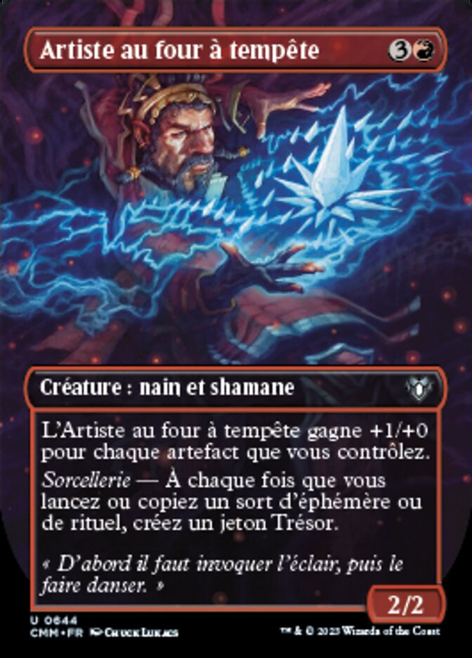 image Artiste au four à tempête