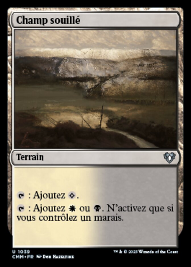 image Champ souillé