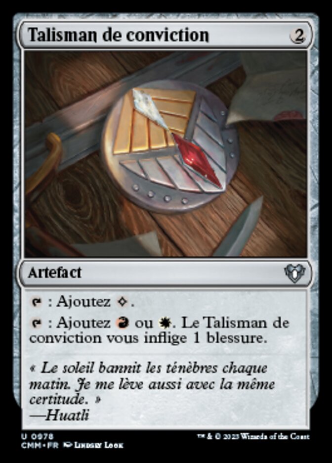 image Talisman de conviction