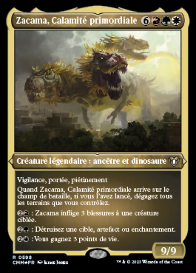 image Zacama, Calamité primordiale