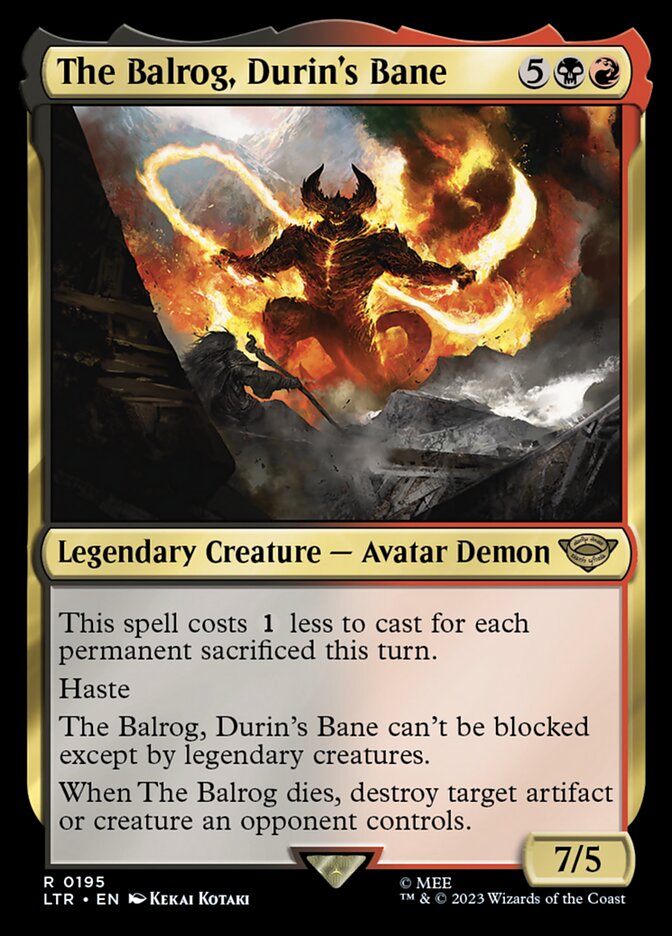 image The Balrog, Durin's Bane