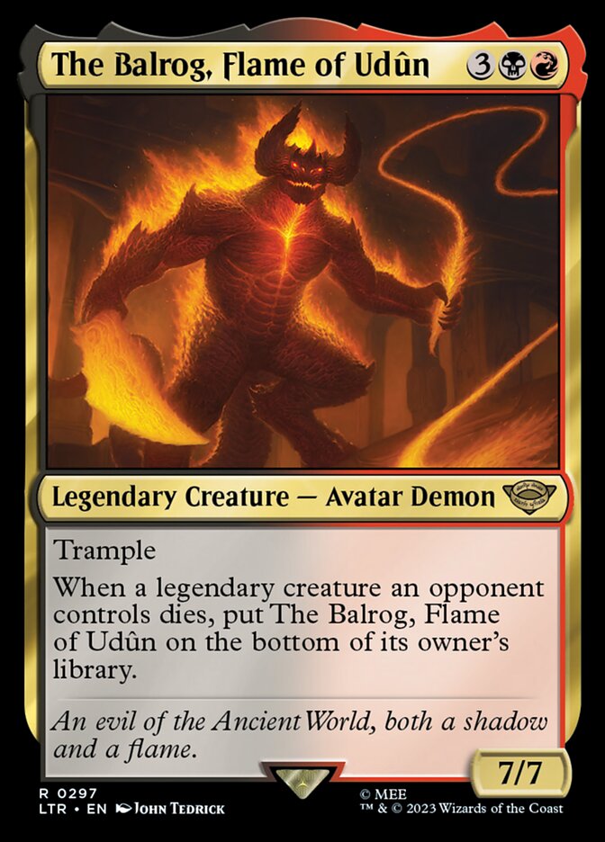 image The Balrog, Flame of Udûn