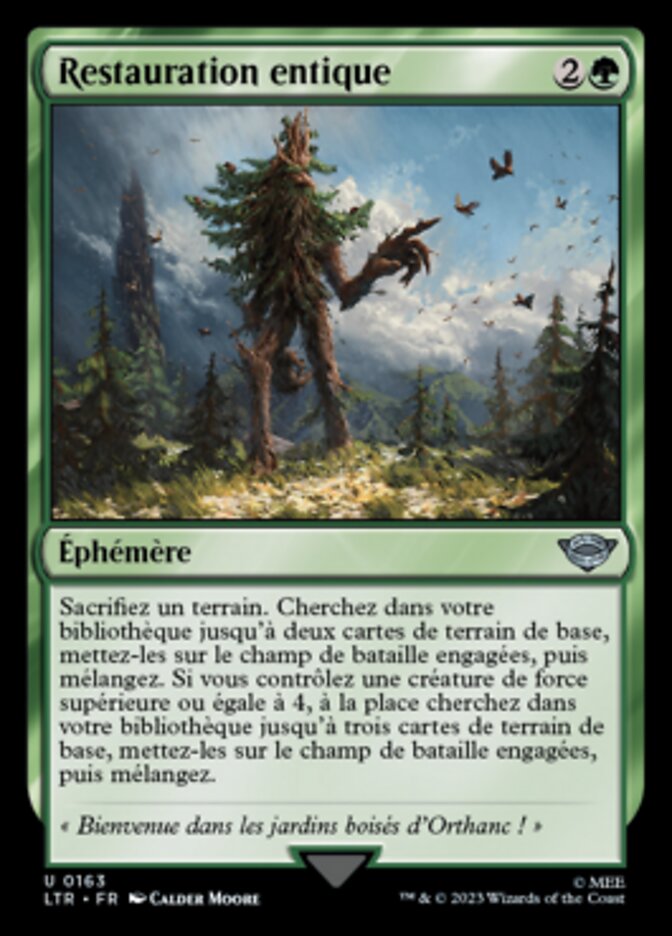 image Restauration entique