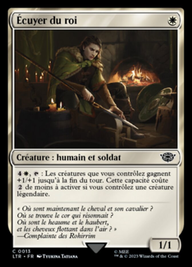 image Écuyer du roi