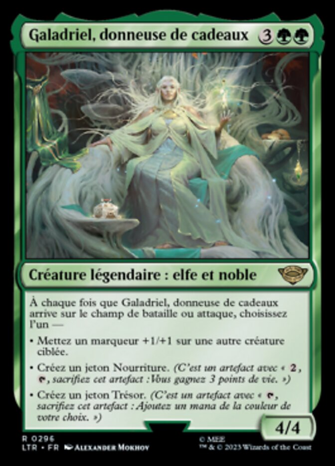 image Galadriel, donneuse de cadeaux