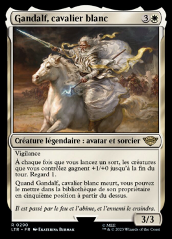 image Gandalf, cavalier blanc