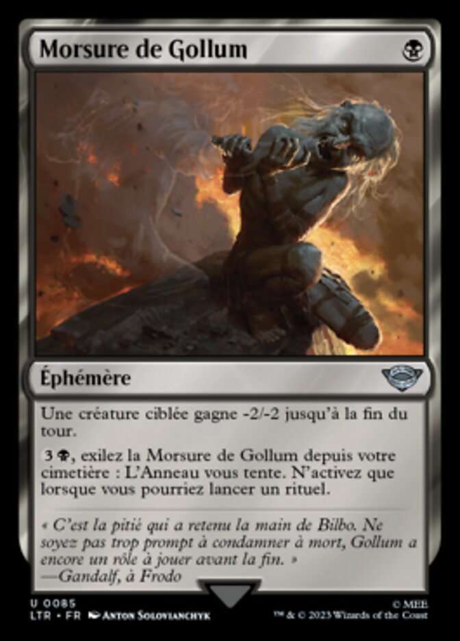 image Morsure de Gollum