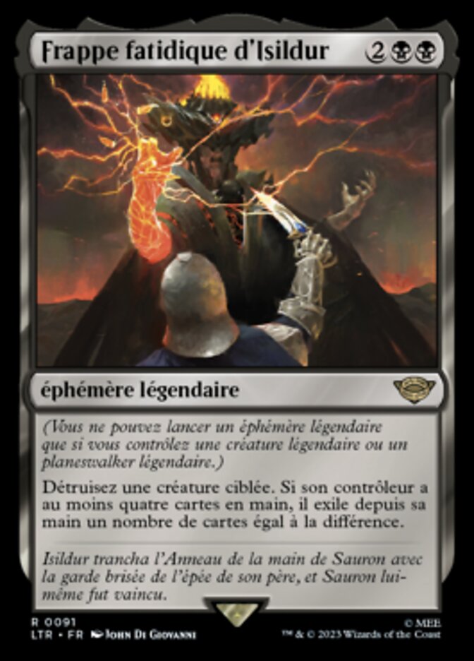 image Frappe fatidique d'Isildur