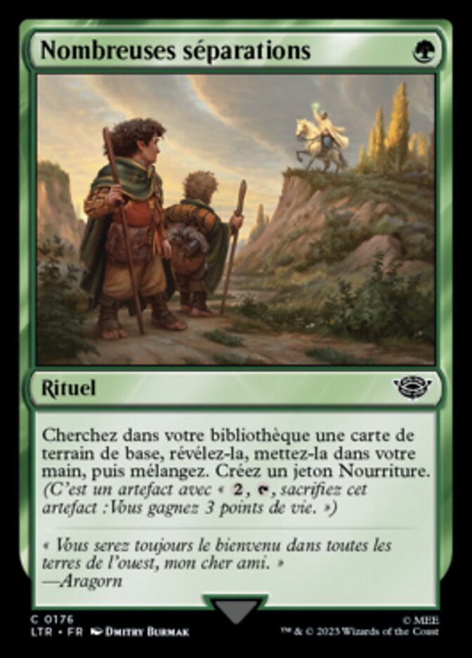 image Nombreuses séparations