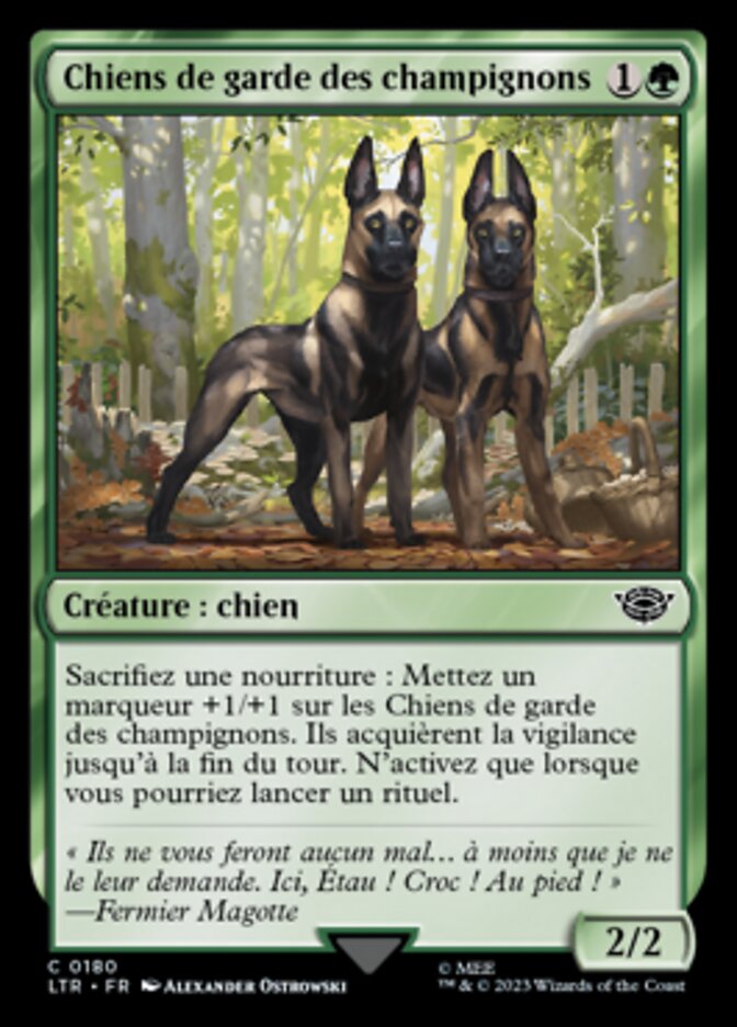 image Chiens de garde des champignons