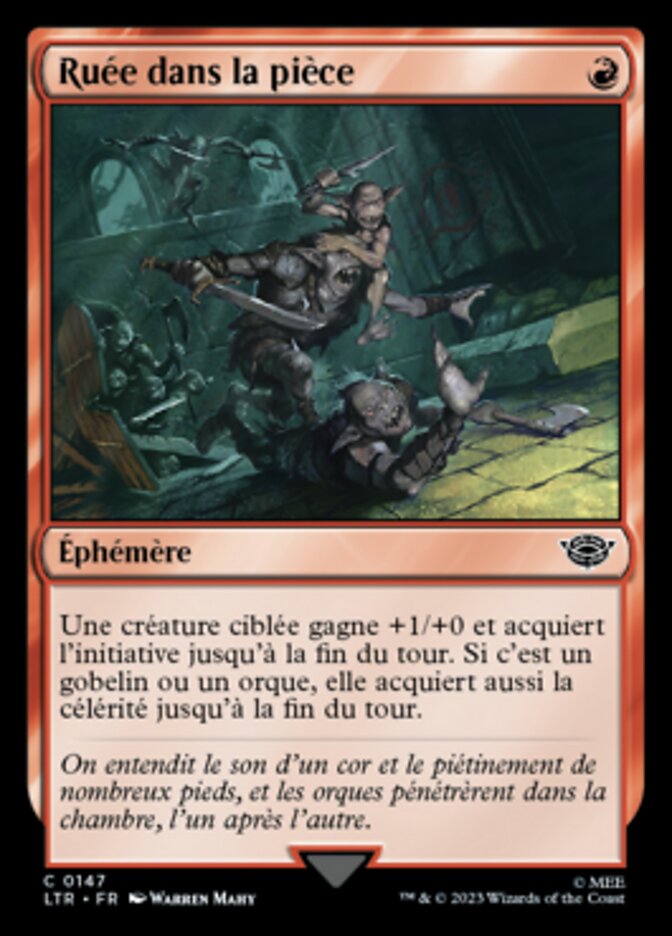 image Ruée dans la pièce