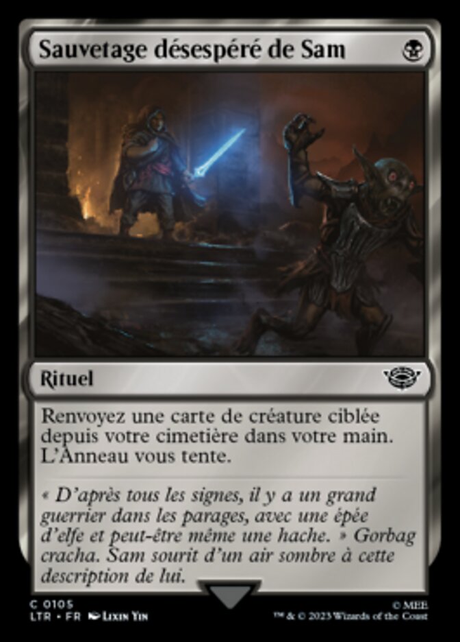 image Sauvetage désespéré de Sam