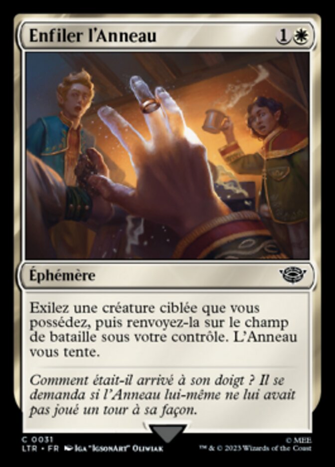 image Enfiler l'Anneau