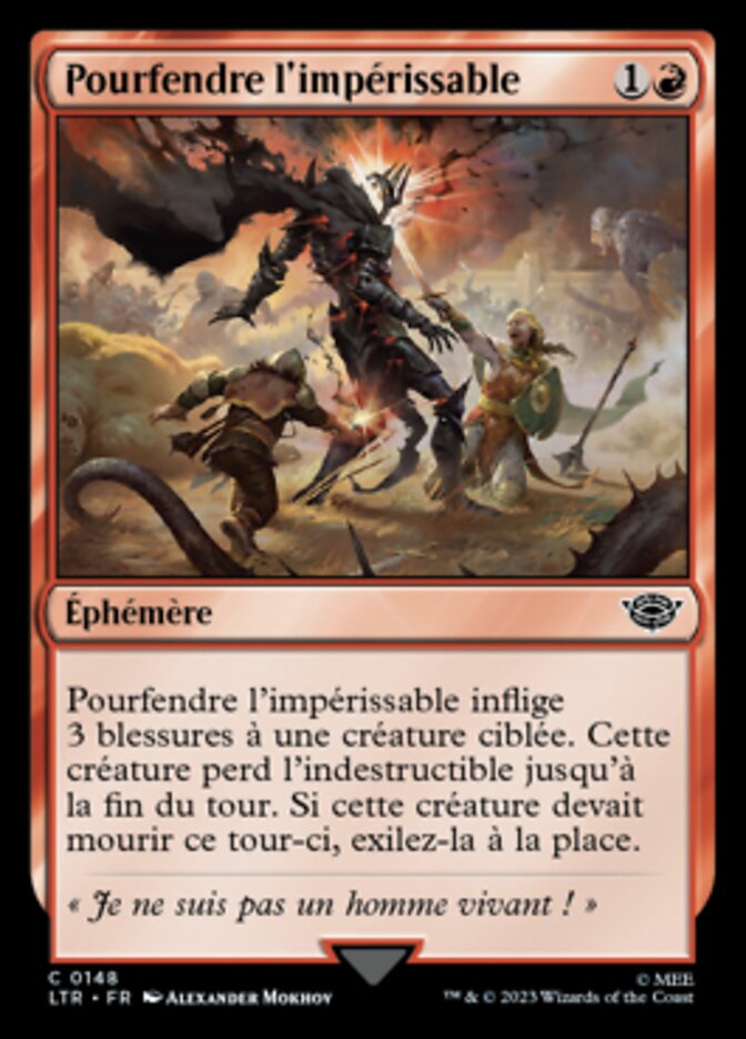 image Pourfendre l'impérissable