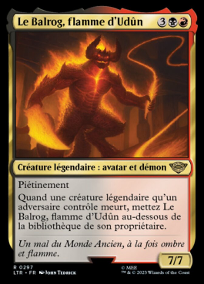 image Le Balrog, flamme d'Udûn