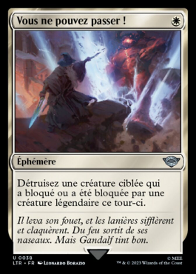 image Vous ne pouvez passer !