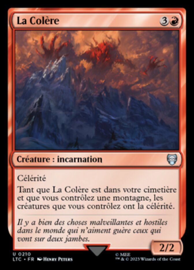 image La Colère