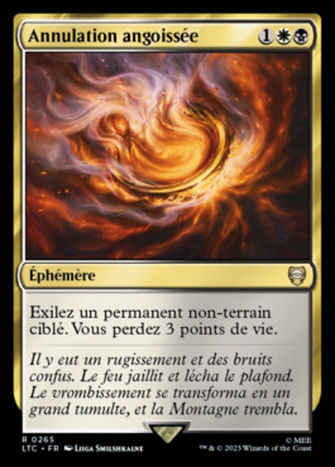 image Annulation angoissée