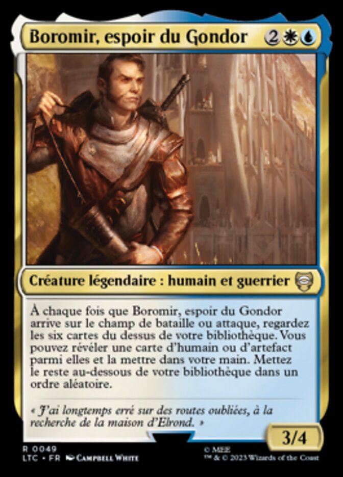 image Boromir, espoir du Gondor