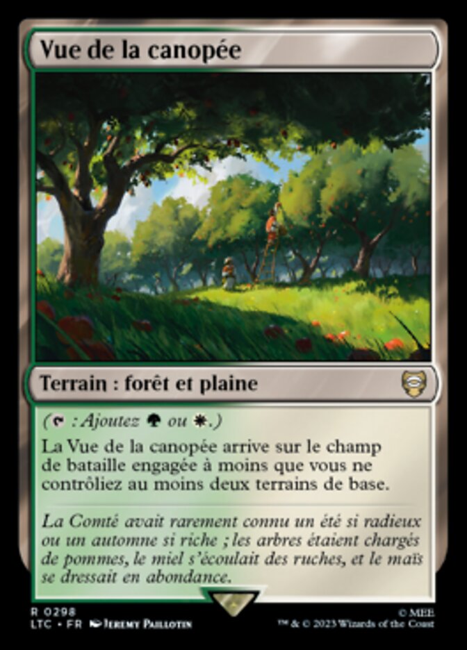 image Vue de la canopée