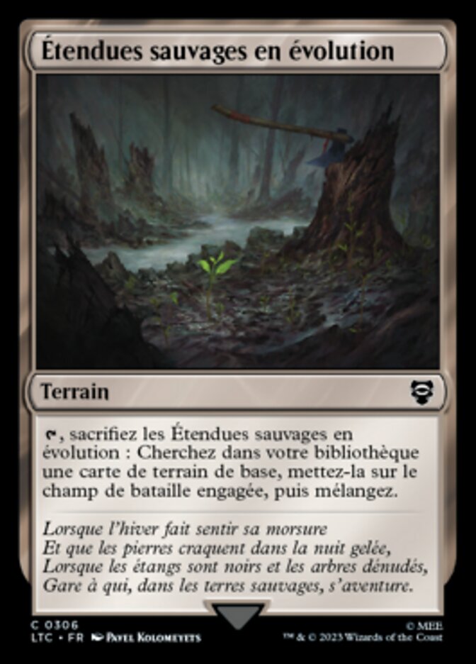 image Étendues sauvages en évolution