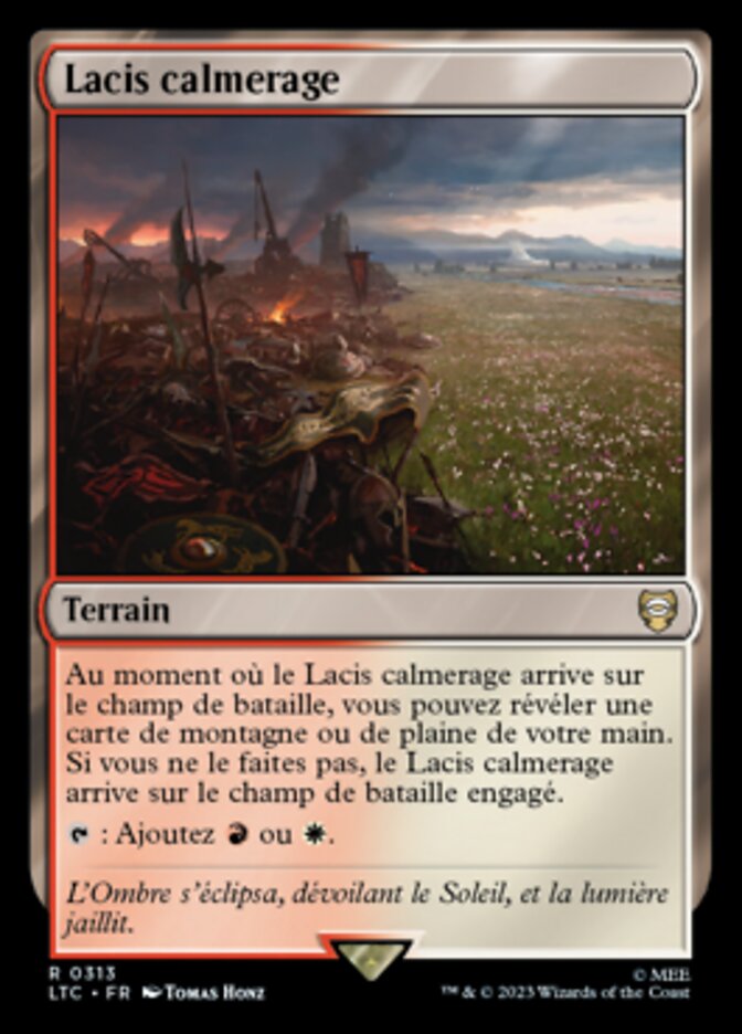 image Lacis calmerage