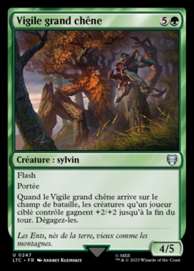 image Vigile grand chêne