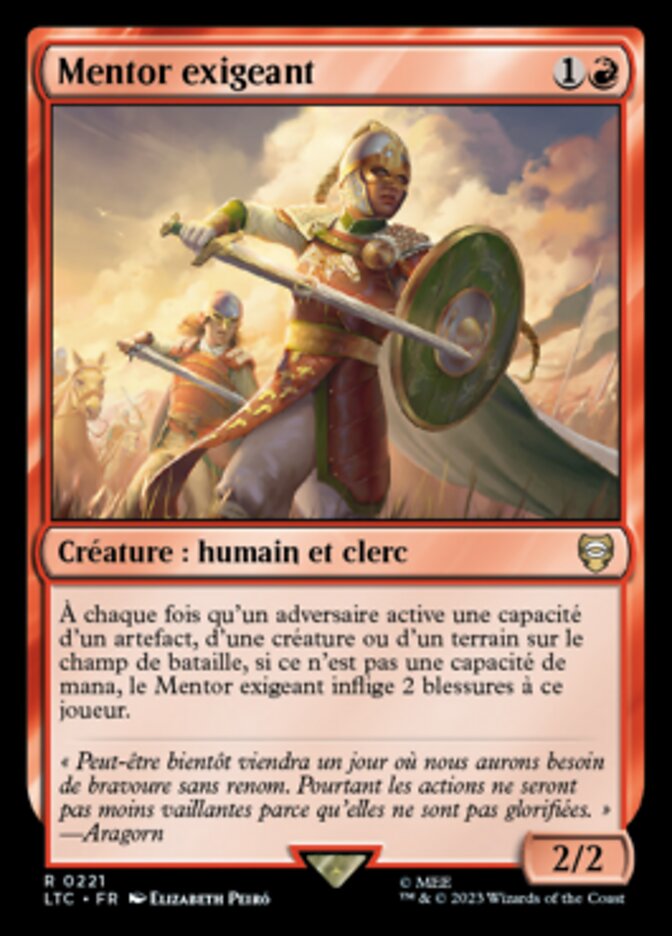 image Mentor exigeant