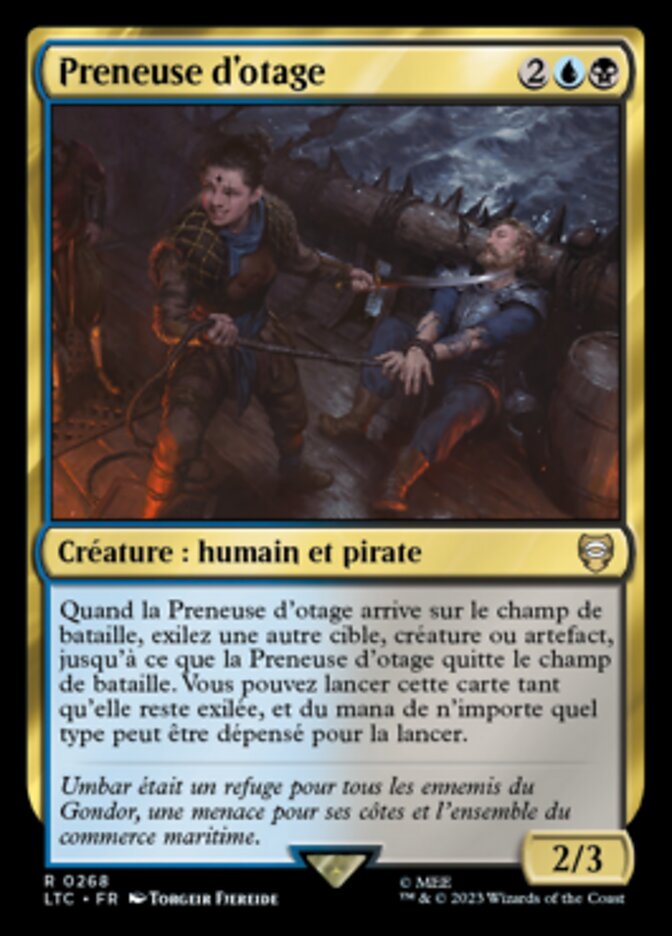 image Preneuse d'otage