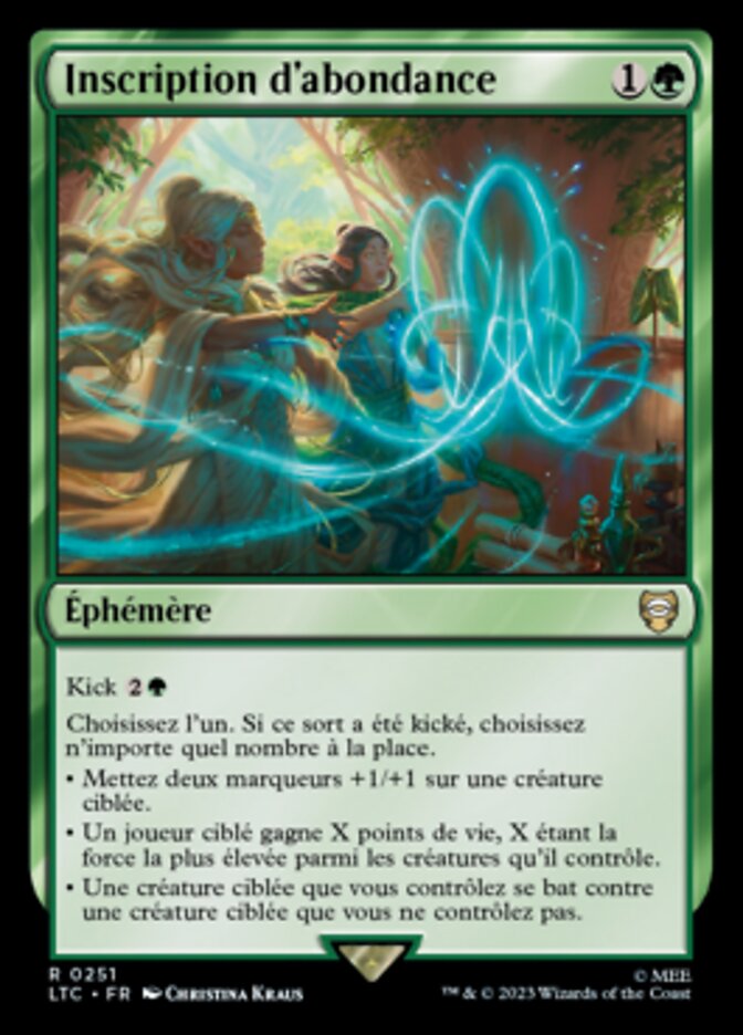 image Inscription d'abondance