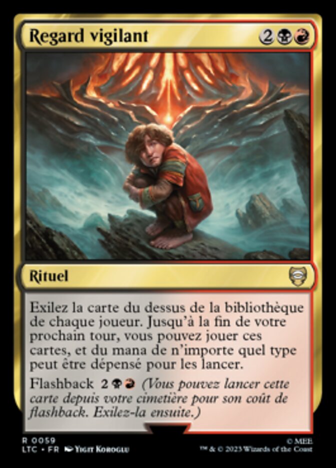 image Regard vigilant